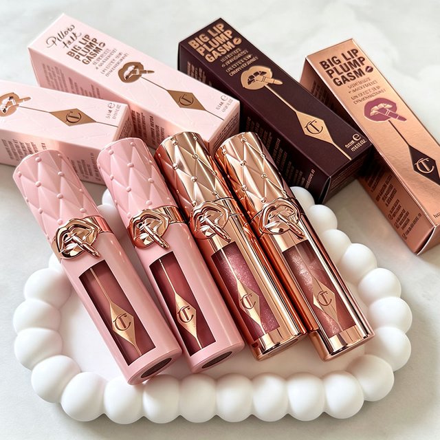 CT Plump Lip Gloss Lasting Moisturizing Mirror Lip Tint Nude Glitter Lip Makeup 4-Color Liquid Foundation Long-Wearing Cosmetics