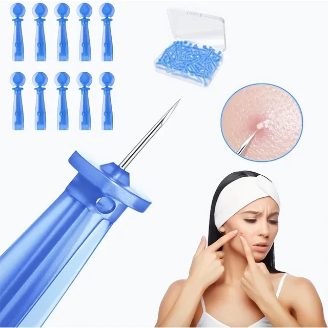 Stainless Steel Disposable Blackhead Remover Acne Needles Blackhead Remover Tool Removal and Facial Cleaning Needles