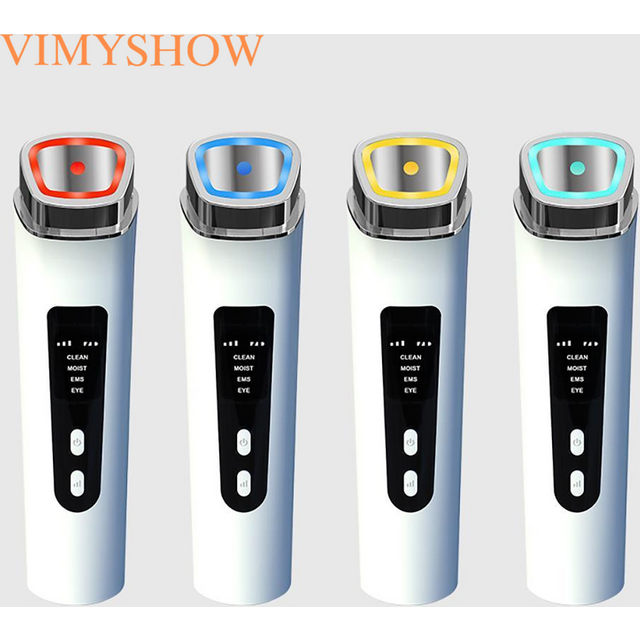 4 Colors LED Light Lifting & Firming Beauty Massager Facial Glow Toning Beauty Device Skin Care Tool Targeted on Eye & Face Care