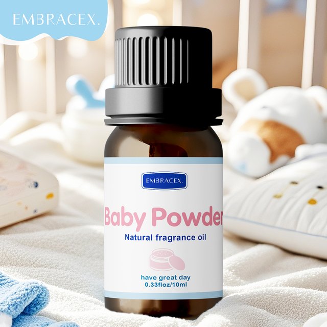 10ml Baby Powder Fragrance Oils Long Lasting Warm Fragrance Skincare Massage Body Oil Soap Making Gift for Friends