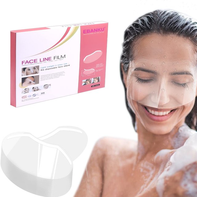 Barbershop 100 PCS Makeup Shower Face Shields Visors Disposable Masks for Hairspray Salon Supplies Hairdressing Tools
