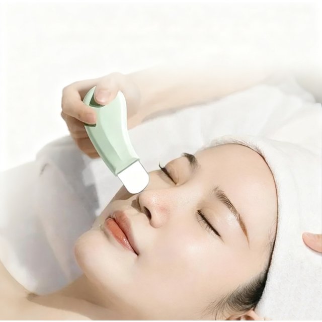 New Manual Blackhead Remover Spatula, Facial Pore Cleansing Tool for Blackheads & Acne, Portable Skin Scraper