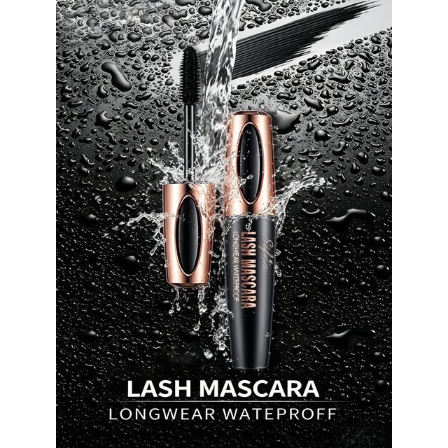 SIFEN Waterproof Mascara Black Long Lasting Curling Thick Lengthening Eyelash Extension Smudge-proof Eye Makeup Cosmetics