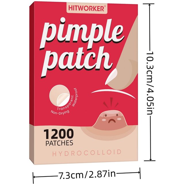 Invisible Waterproof Hydrocolloid Acne Patch for Facial Cleansing Care Essence Tool Accessory Suitable for All Skin Types