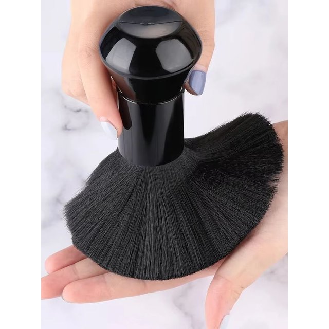 Marseilis-Cepillo Suave Para Quitar El Polvo Del Cuello, Cepillo Suave Para Cortar El Pelo, Limpieza Del Cuello Y Facial