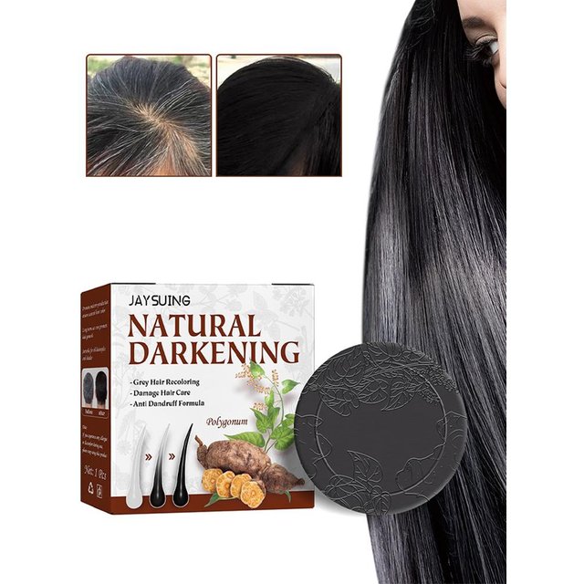 Polygonum Multiflorum Hair Shampoo Soap Bar Natural Nourishing Scalp Care Solid Mild Daily Use for Healthy Hair Care