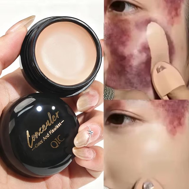 Full Coverage Concealer Cream,Waterproof Face Makeup,Hide Tattoo Scar Birthmark Dark Spots, Flawless Skin Cover Makeup Cosmetic