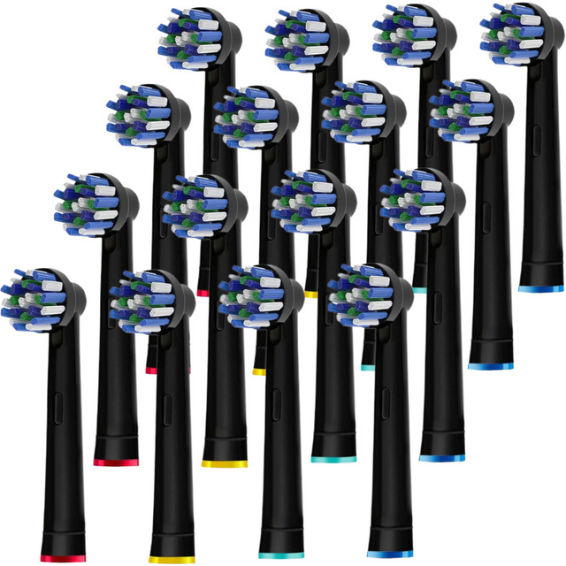 Compatible with Oral B Electric Toothbrush Cross Action Replacement Brush Heads Refills, Toothbrush Head for OralB 1000 100 1500