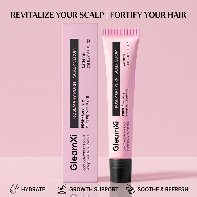 Rosemary PDRN Scalp Serum Nourishing Hair Roots Hair Thickening Improve Split Ends Anti Hair Loss Reduce Hair Breakage Hair Care
