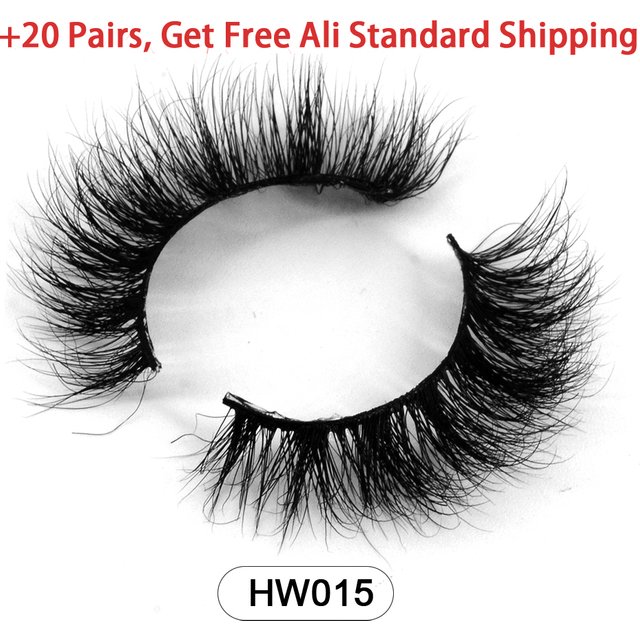 Dropshipping Wholesale Natural Wispy 3d Mink False Lashes Makeup Mink Fake Eyelashes With Soft Band Make-up for women