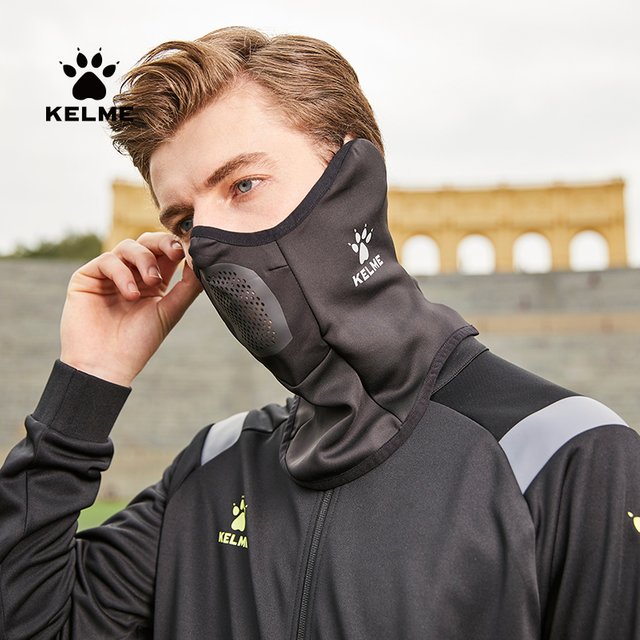 KELME écharpe d'entraînement hommes hiver chaud cou couverture cyclisme sport Football écharpe Protection des oreilles masque facial 3-en-1