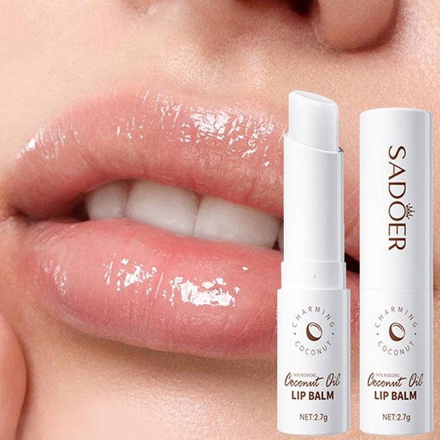 Coconut Lip Balm Lasting Nourishment Moisture for men Women Daily Care Lip Balm Long-Lasting Hydration Stick Lip Skin Care