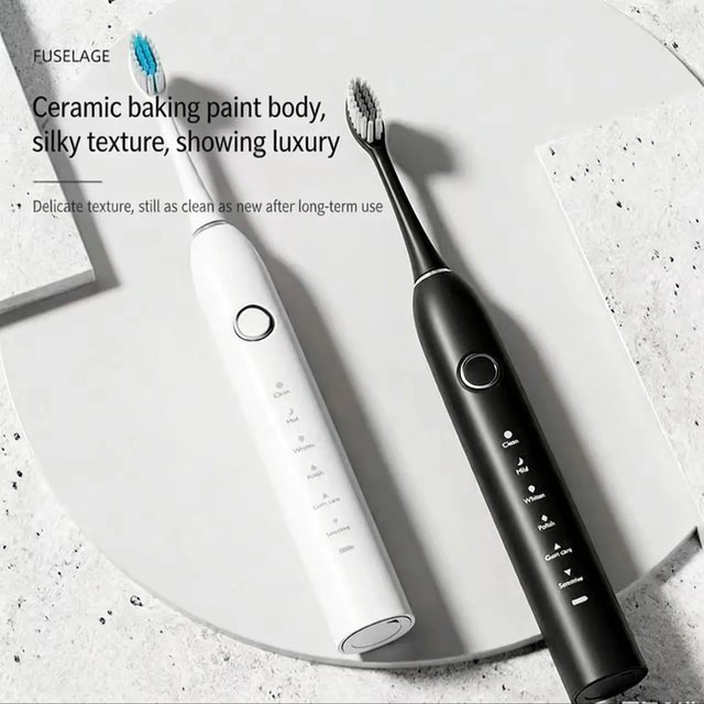 Birthday Gift Ultrasonic Intelligent Electric Toothbrush Adult DuPont Soft Hair Waterproof Couple's Charging Male Female Univers