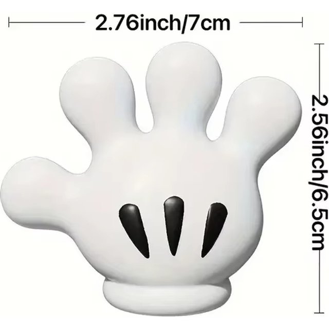 Toothbrush Holder Mickey Palm Cute Bathroom Towel Suction Cup Multi-Function Hook Traceless Hook Data Cable Winder