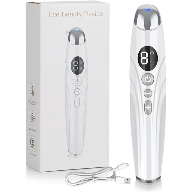 Electric Facial Massager Micro Vibration Eye Beauty Instrument For Relax Eye Dark Circles Eye Bags Puffiness Eye Massage Gift
