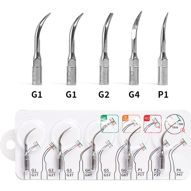 5Pcs Dental Ultrasonic Scaler Tip Scaling Periodontics Endodontics Fit EMS Woodpecker Teeth Whitening Tools
