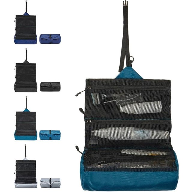 Portable Large Capacity Foldable Toiletry Bag Business Trip Waterproof Travel Wash Pouch Cosmetic Bag Travel