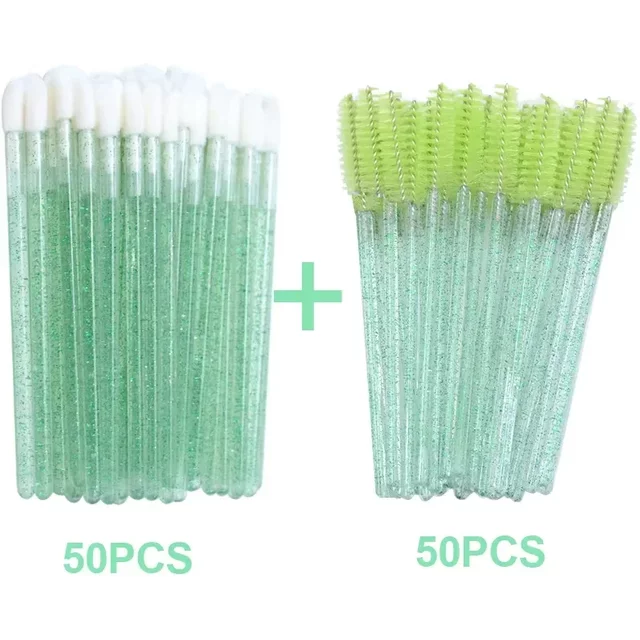 Wholesale Mascara Spoolies Disposable Eyelash & Eyebrow Brushes for Salon, Extension & Makeup Eyelash Extension Supplies