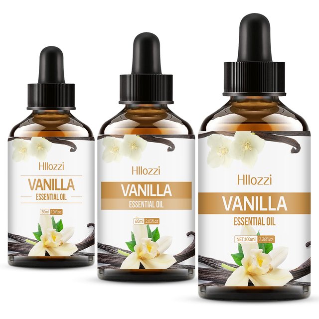 100ml/60ml/30ml Vanilla Essential Oil Hydrating and Moisturizing Skin Care Aromatherapy Essential Oil Aromatherapy Humidifier