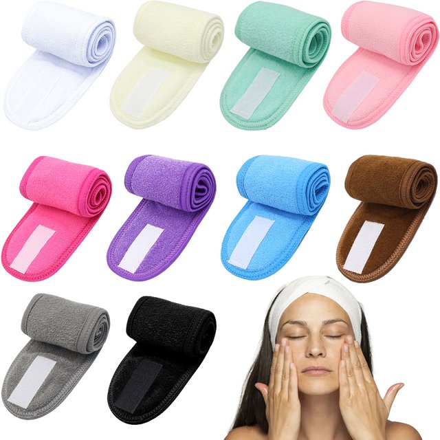 Eyelash Extension Headband Makeup Eyelash Extension Supplies Lashes Accessories Face Washing Bath SPA Facial Adjustable Headband