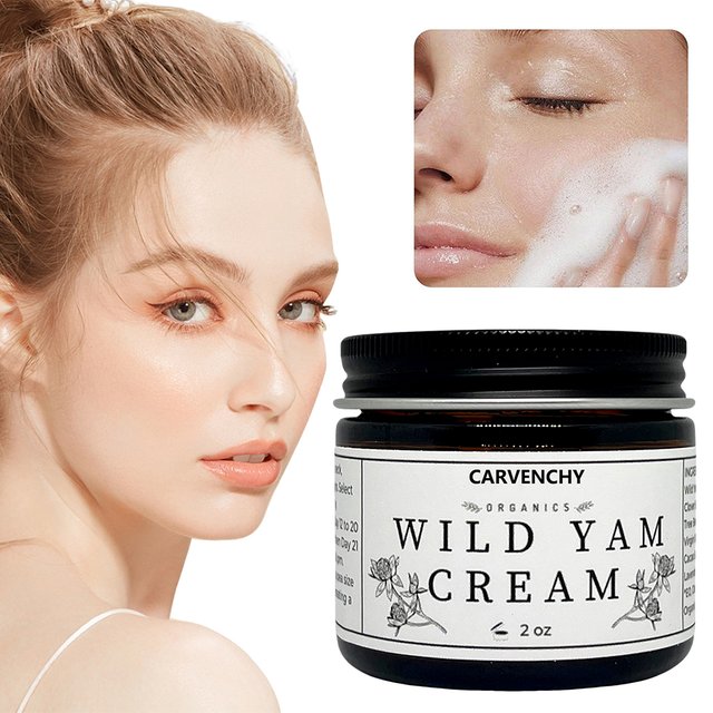 60ml Organic-Enriched Wild-Yam Cream Deep Hydration Anti-Aging For Firming Soothing Sensitive Skin,Skin Care Supplies