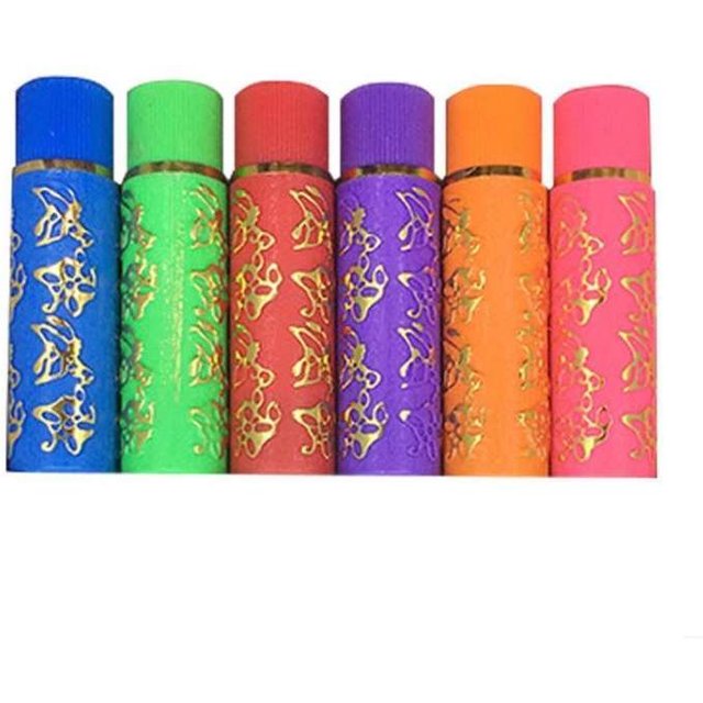 Six Colorful Tube Lipsticks with Butterfly Pattern, Color Changing Lip Makeup Set in One Box for a Varied Daily Beauty Routine