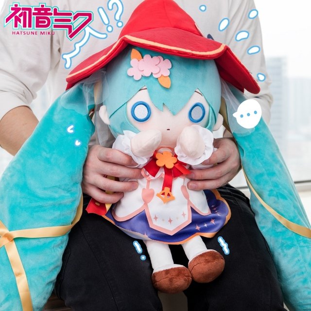 55cm Hatsune Miku Future Happy Plush Can Be Replaced By Pasting Facial Expression Series Plush Doll Anime Cartoon Cute Gift