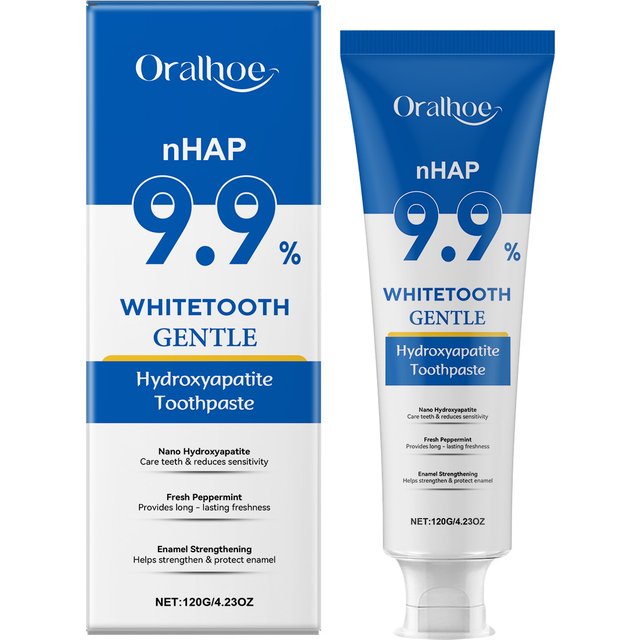 Hydroxyapatite Toothpaste Enamel Repair Teeth Stains Cleansing Bad Breath Removal Dental Birghtening Preventing Periodontitis