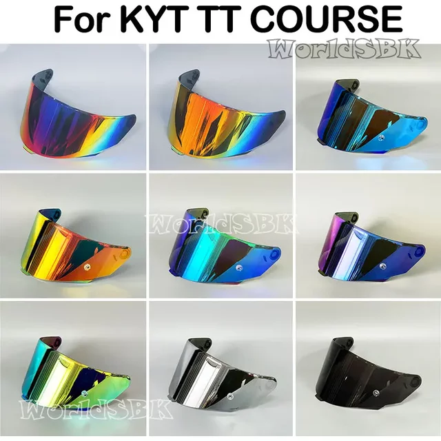 Motorcycle Helmet Visor for KYT TT COURSE Motorcycle Helmet Shield Windshield Sunscreen TTC Helmets Accessories High Strength