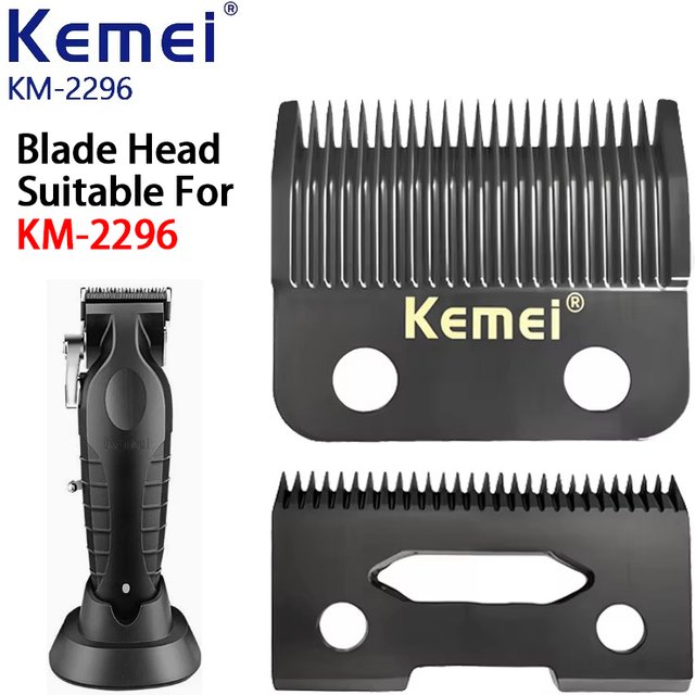 Kemei KM-2296 Replacement Blade Hair Clipper Blade Barber Cutter Head For Electric Hair Trimmer Clipper Cutting Machine