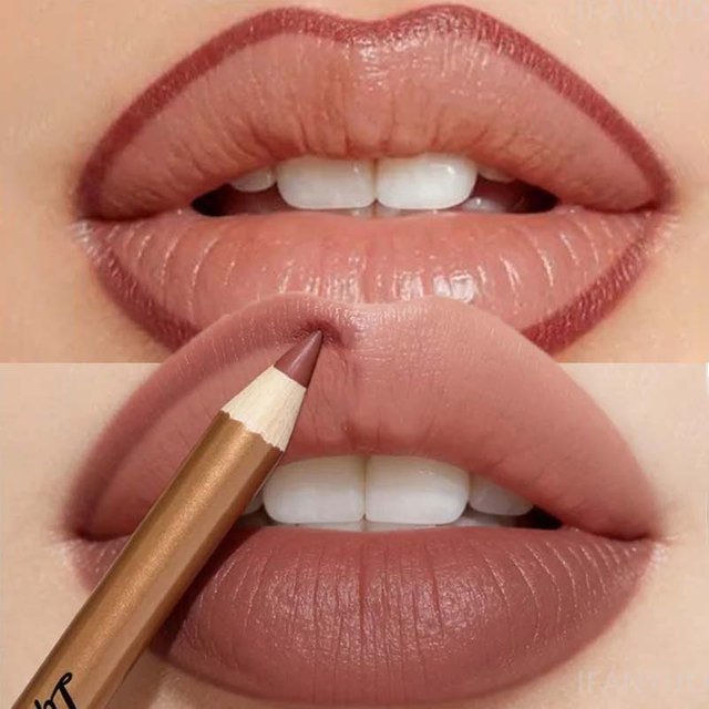 12 Color Matte Lip Liner Lipstick Pen Waterproof Long-Lasting Lip Liner Smudge-Proof Non-Fading Smooth Easy To Color Lips Makeup