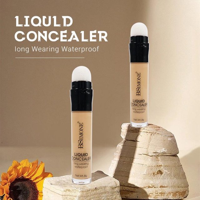 BSIMONE Lasting Brighten Moisturizing Cover Acne Spots Dark Circles Concealer Foundation Cream Waterproof Matte Concealer Stick