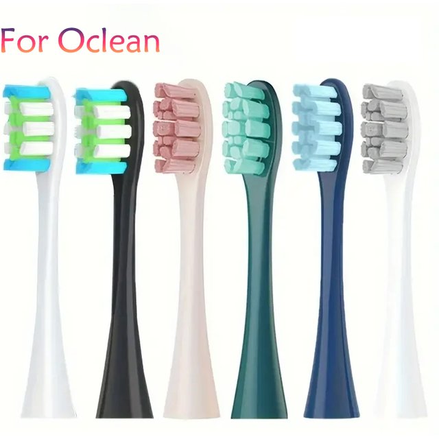 Replacement Brush Heads For Oclean X/ X PRO/ Z1/ F1/ One/ Air 2 /SE Sonic Electric Toothbrush Head DuPont Soft Bristle Nozzles