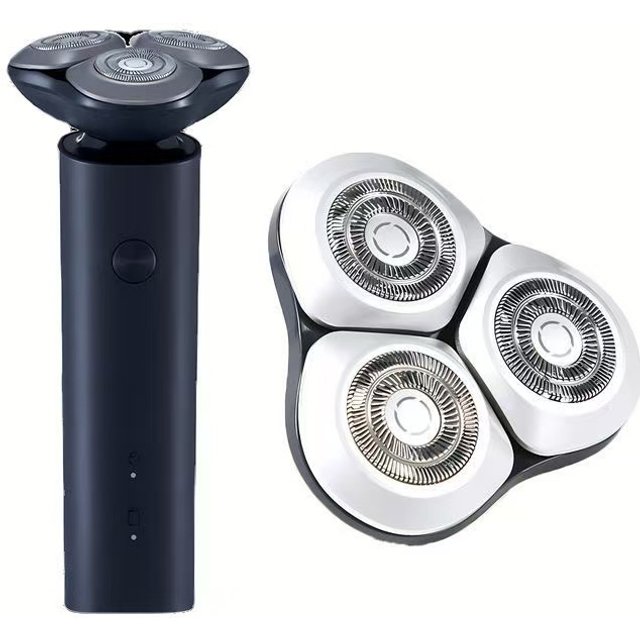 Suitable for Xiaomi Mijia S101 Electric Shavers Replace Blade Beard Trimmer Razor Hair Shaving Replacement Head - Blue/Silver