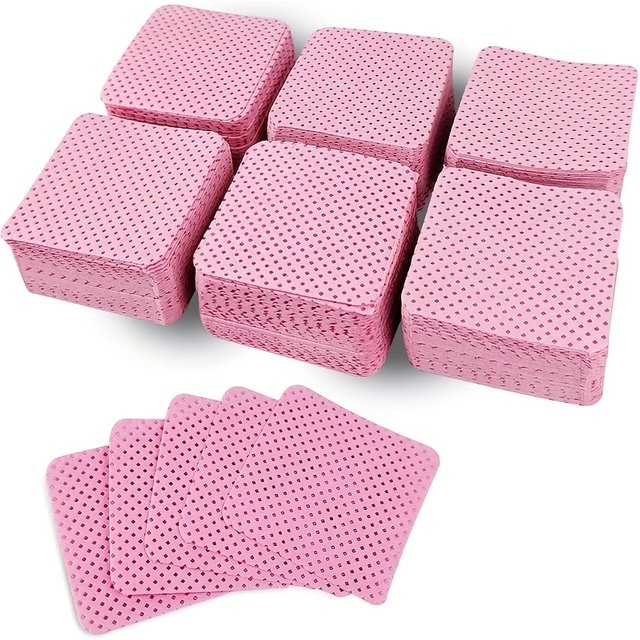 Lint-Free Nail Wipes Super Absorbent Gel Nail Polish Remover Pads for Removing Gel Polish Eyelash Extensions Nail Preparation