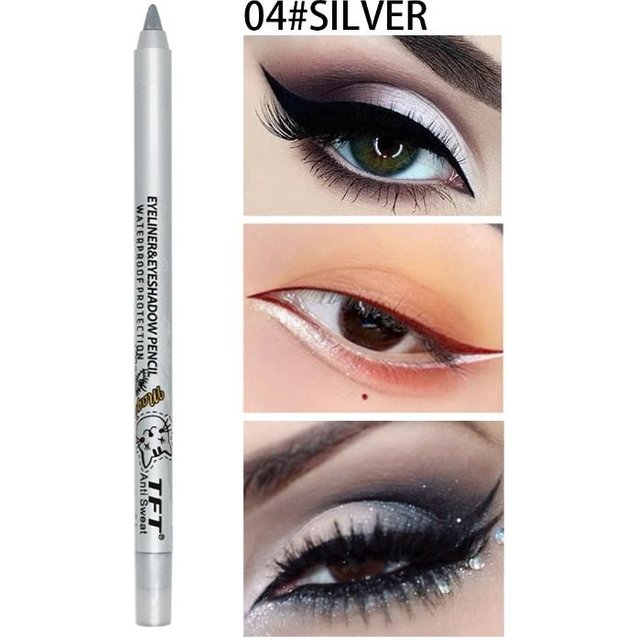 Fashion Waterproof Eyeliner Pencil Long-Lasting Not Blooming Eye Shadow Pen Glitter Eye Shadow Pencil