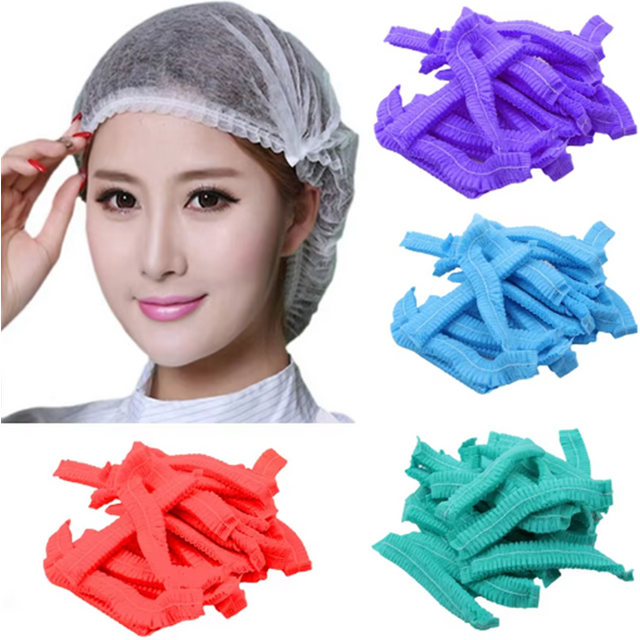 100PCS Disposable Sterile Hair Net Caps Microblading Accessories Permanent Makeup Eyebrow Tattoo Professional Single Use