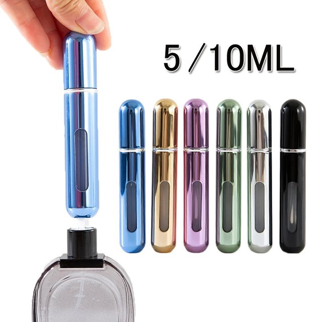 Mini pompe de remplissage de fond Portable 5ml /10ml, bouteille de parfum, échantillon de parfum,