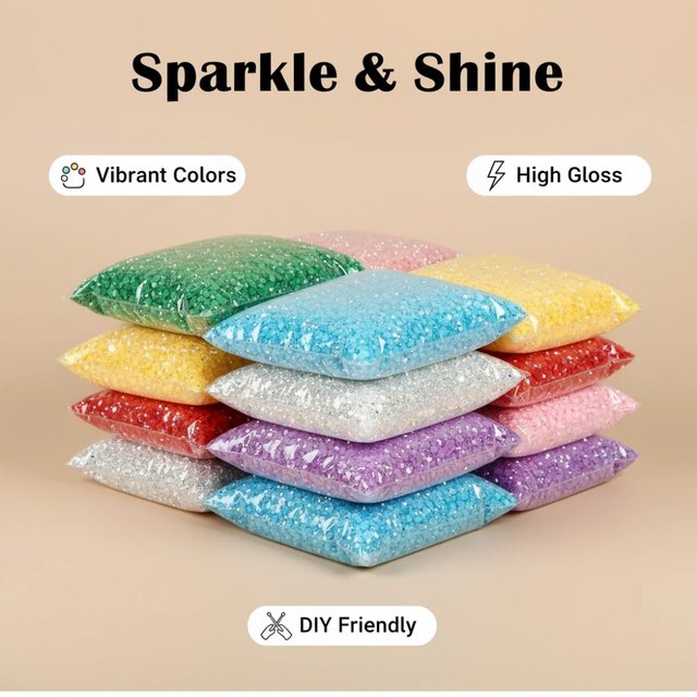 2-6mmJelly AB shiny flat bottom resin rhinestone nail polish bright diamond large packaging handmade DIY decorative accessories
