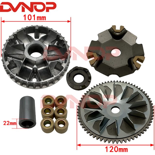 Ensemble de poulie faciale d'entraînement de variateur d'embrayage de moto, pour Honda LEAD 110 LEAD 110 NHX110 NHX 110 2008 – 2015