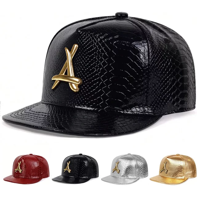 Unisex Personality A Letter Label Hip-hop Hats Spring And Autumn Outdoor Adjustable Sports Casual Baseball Caps Sunscreen Hat
