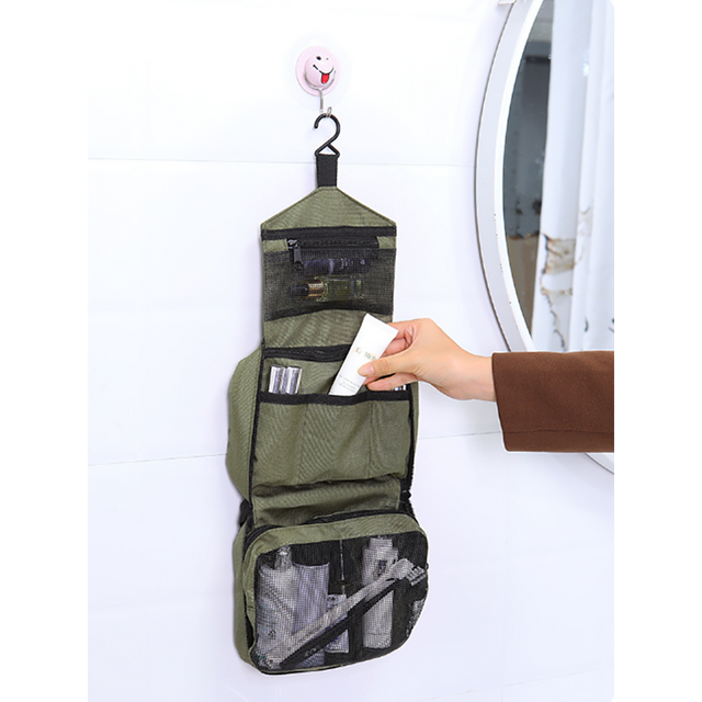 Hanging Men's Toiletry Bag Large Waterproof Cosmetic Bags Travel Organizer Lady Toiletries Makeup Toilet Foldable Bathroom Kit