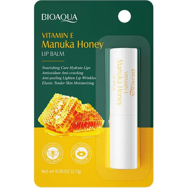 Vitamin E Honey Lip Balm Long-Lasting Moisturizing Anti-Cracking Nourishing Lipstick Smoothing Lip Lines Cosmetics Lip Care Products