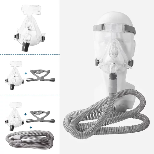 CPAP Nasal Face Mask for Auto CPAP BPAP Anti Snoring Sleep Prevent Apnea machine Sleep Nasal Full Face Mask Anti Snoring