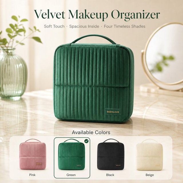 Portable Makeup Organizer Large Capacity Cosmetic Case For Girls Storage Bag Waterproof Organizer Makeup Case for Home Travel