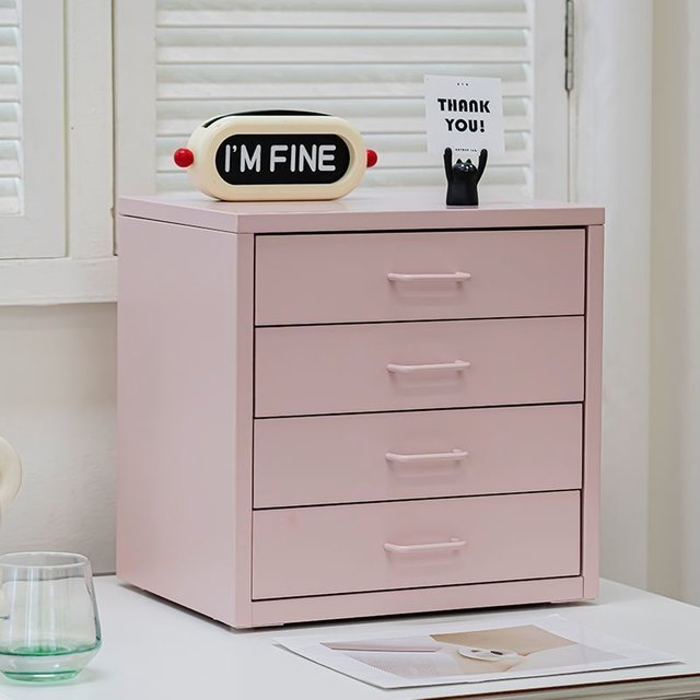Drawer Storage Locker Living Room Bedroom Desktop Cosmetics Stationery Storage Beautiful and Cute Finishing Box
