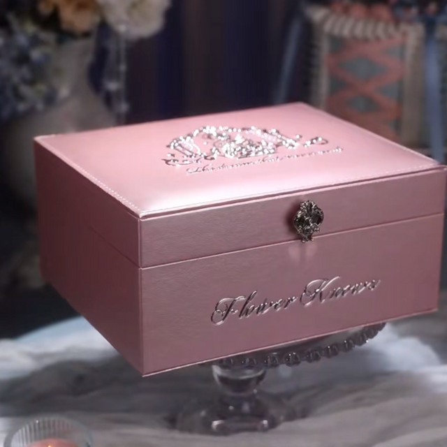 Flower Knows Cosmetics Storage Box Limited Edition Strawberry Rococo Violet Jewelry Empty Box