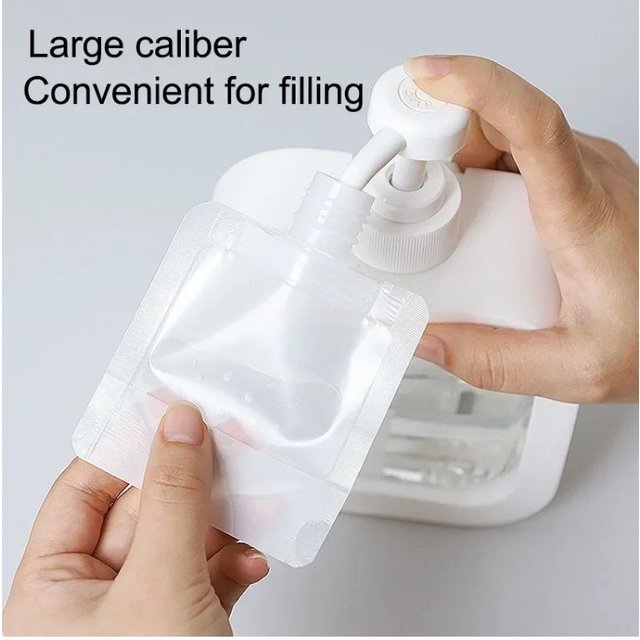 3pcs Packaging Bag for Travel, Portable Small Facial Cleanser, Packaging Bottle for Travel Cosmetics, Packaging Bag for Travel