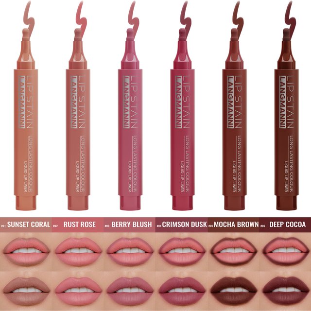 1PC Matte Lipliner, Durable, Waterproof, Non-Fading, Non-Smudging, Smooth and Easy to Apply, Suitable for Daily Makeup