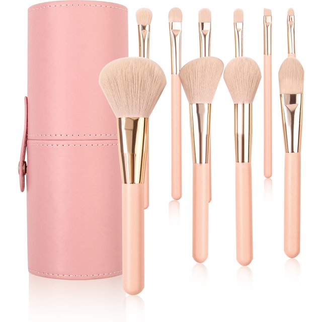 11pcs High-End Professional Makeup Brushes Set with Bucket Blush Powder Eyeshadow Eyebrow Foundation Beauty Makeup Tool Brochas